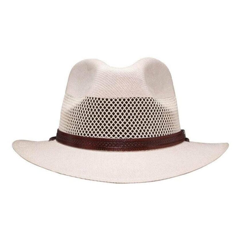 Milan | Mens Straw Fedora Hat - Image 4