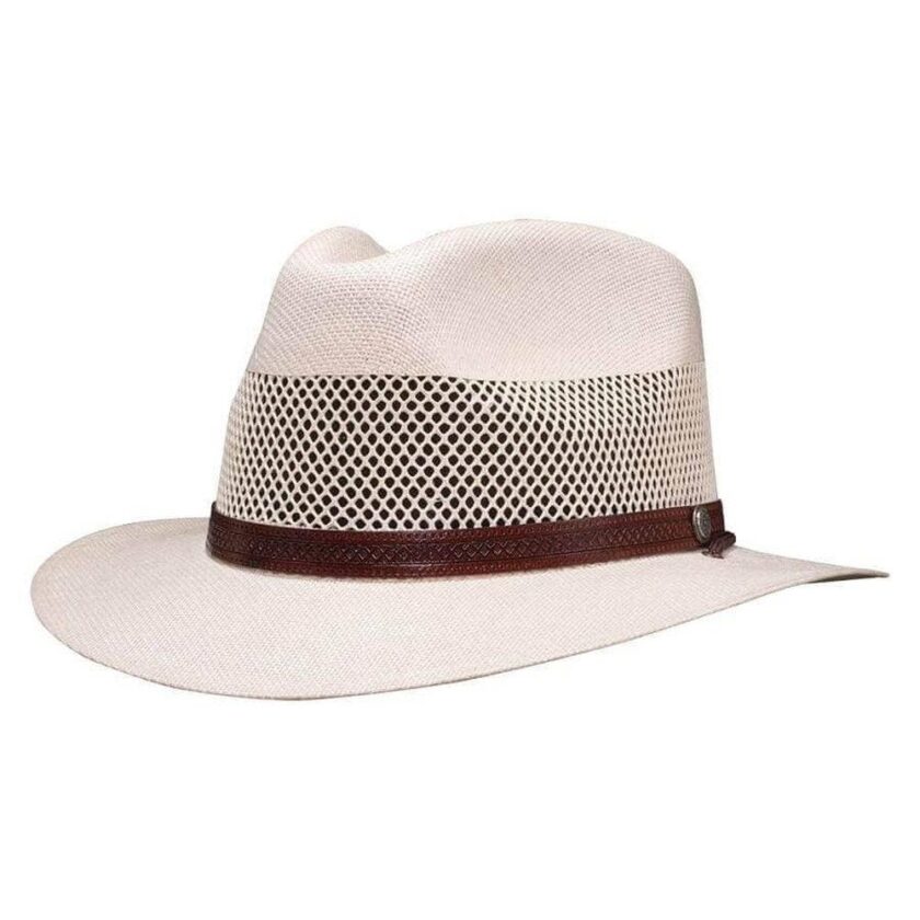 Milan | Mens Straw Fedora Hat - Image 2