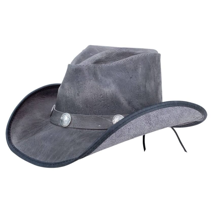 Cyclone | Mens Leather Cowboy Hat - Image 9