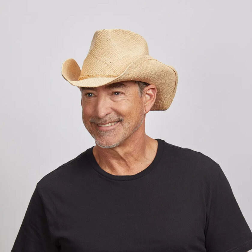 Belle | Mens Straw Cowboy Hat - Image 4