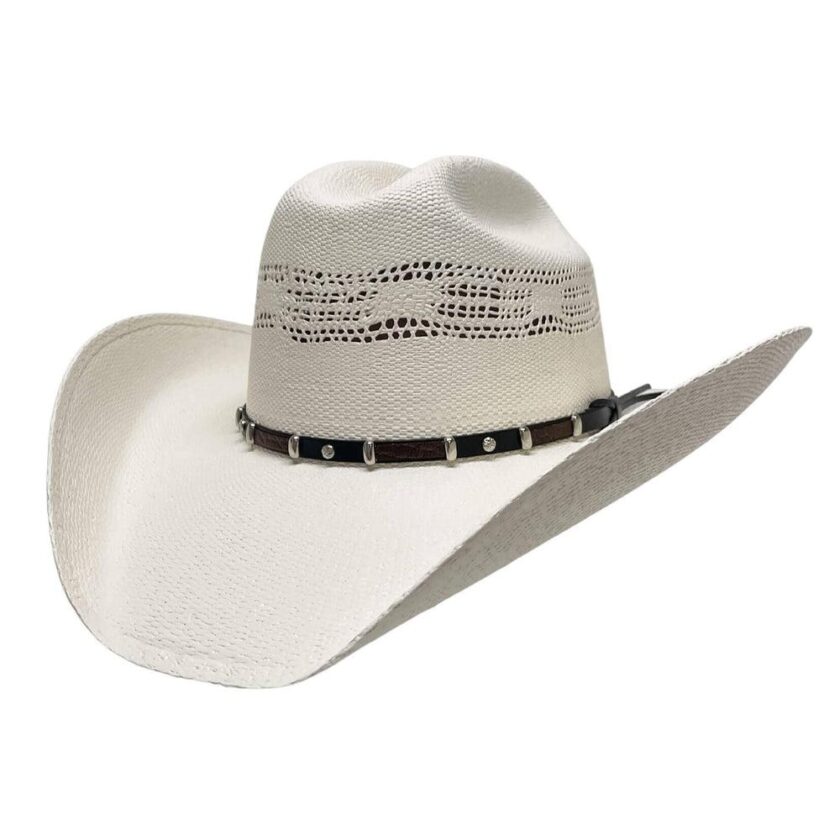 Montana | Mens Straw Cowboy Hat with Western Hat Band - Image 2