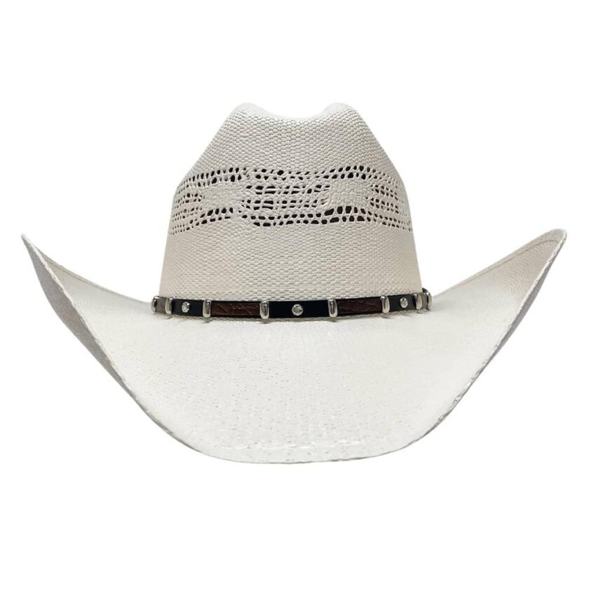 Montana | Mens Straw Cowboy Hat with Western Hat Band - Image 3
