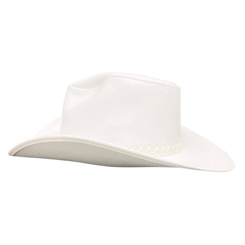 Blizzard | Womens White Leather Cowgirl Hat - Image 5