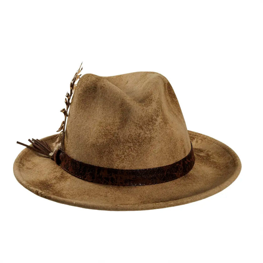 Bootlegger | Womens Felt Fedora Hat - Image 2