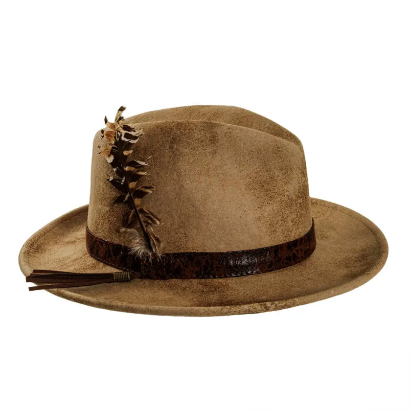 Bootlegger | Womens Felt Fedora Hat - Image 6