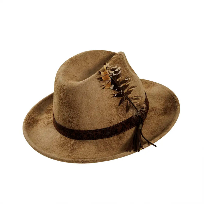 Bootlegger | Womens Felt Fedora Hat - Image 7