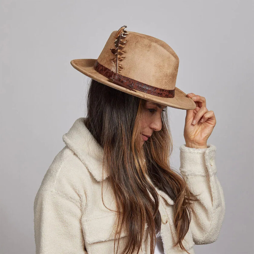Bootlegger | Womens Felt Fedora Hat - Image 5