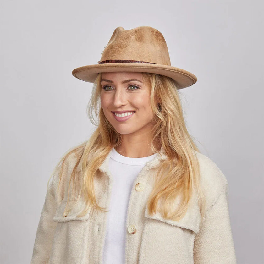 Bootlegger | Womens Felt Fedora Hat - Image 3