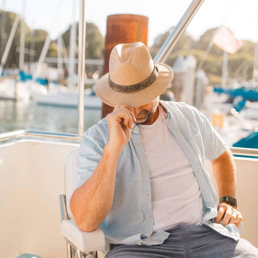 Boxcar | Mens Straw Sun Hat - Image 3