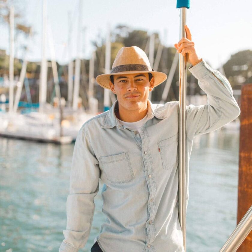 Boxcar | Mens Straw Sun Hat - Image 2
