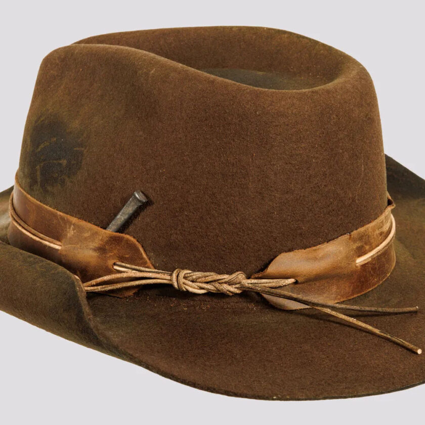 Bronson | Mens Distressed Wool Felt Cowboy Hat - Image 4
