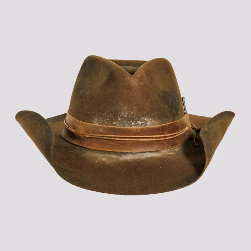 Bronson | Mens Distressed Wool Felt Cowboy Hat - Image 2