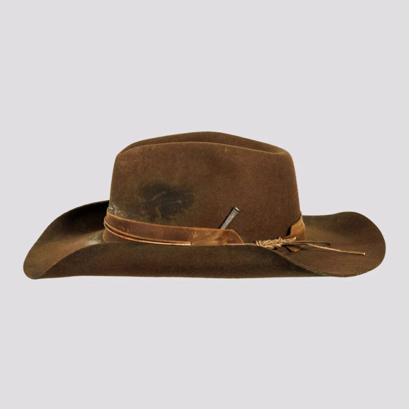 Bronson | Mens Distressed Wool Felt Cowboy Hat - Image 3