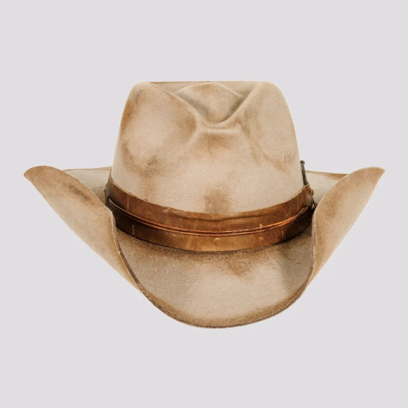 Bronson | Mens Distressed Wool Felt Cowboy Hat - Image 8