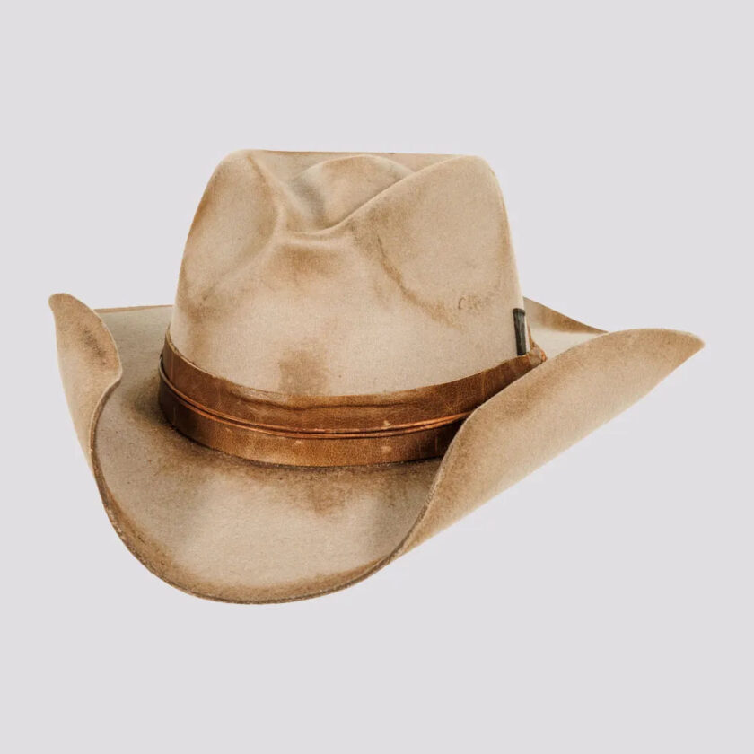 Bronson | Mens Distressed Wool Felt Cowboy Hat - Image 7