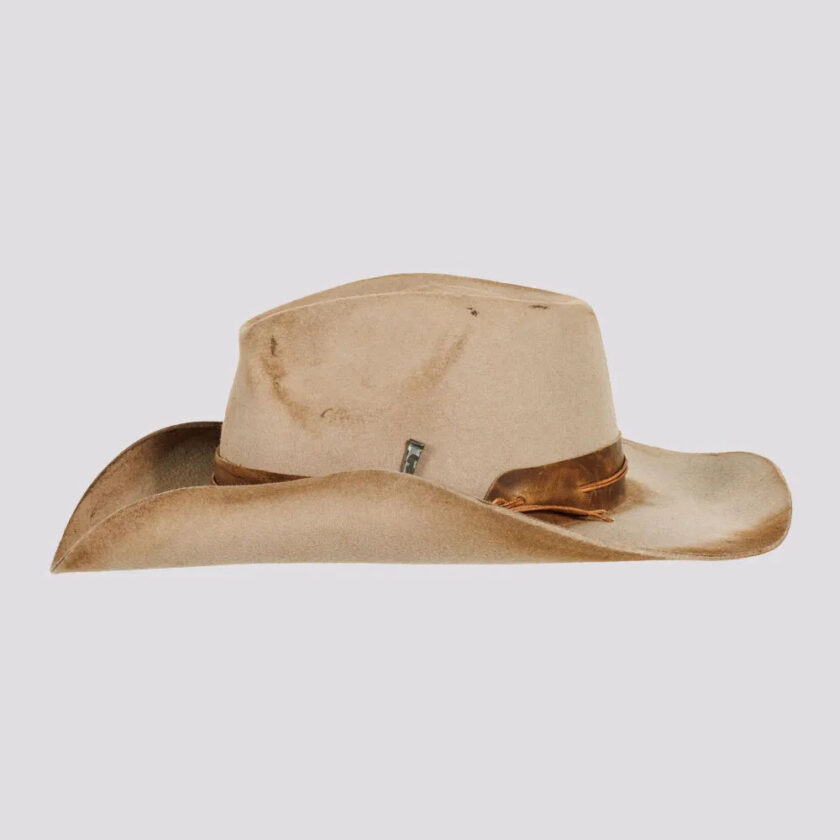 Bronson | Mens Distressed Wool Felt Cowboy Hat - Image 9