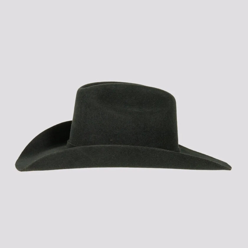 Cattleman Black | Mens Felt Black Cowboy Hat - Image 5