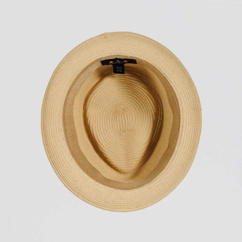 Cortez | Mens Paper Braid Straw Pork Pie Hat - Image 5