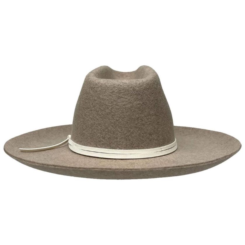 Crescent | Mens Flipped Brim Felt Hat - Image 8