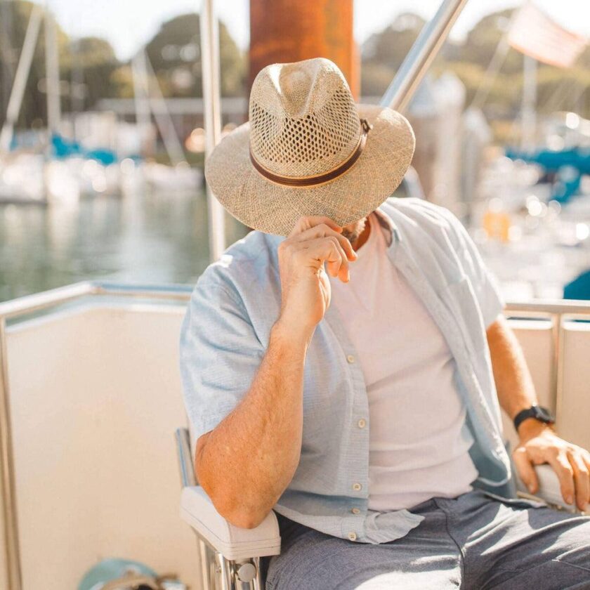 Cubana | Mens Seagrass Straw Sun Hat - Image 9