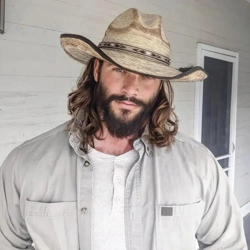 Diego | Mens Straw Cowboy Hat - Image 3
