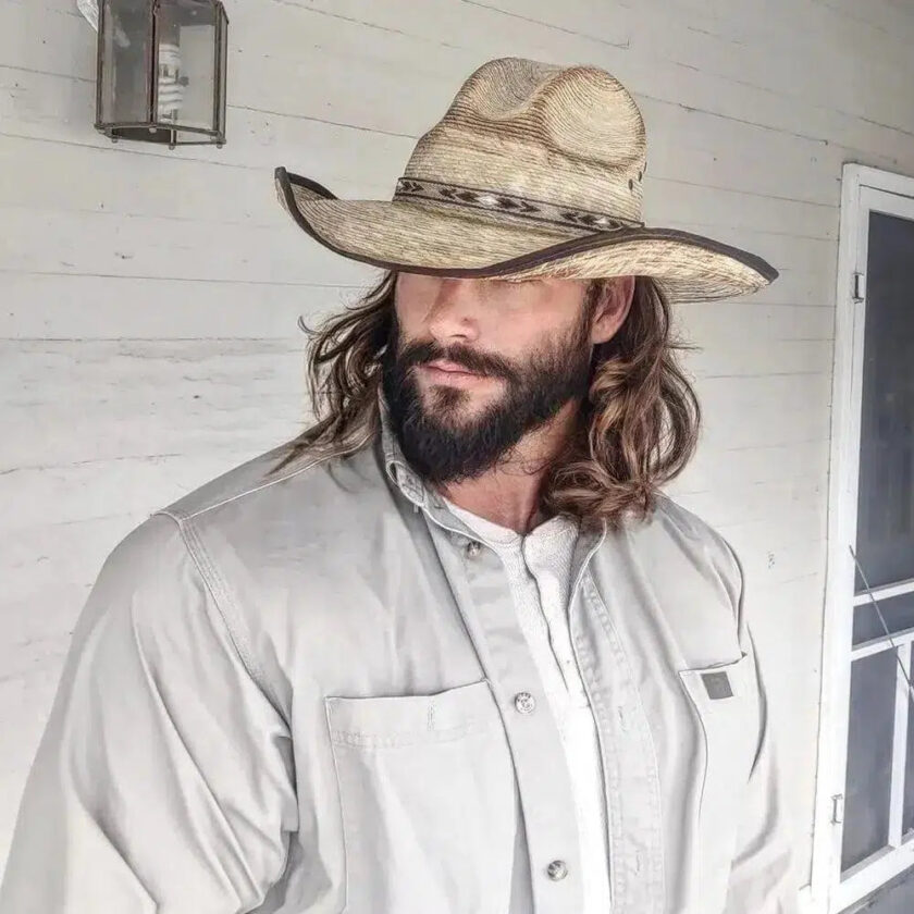 Diego | Mens Straw Cowboy Hat - Image 7