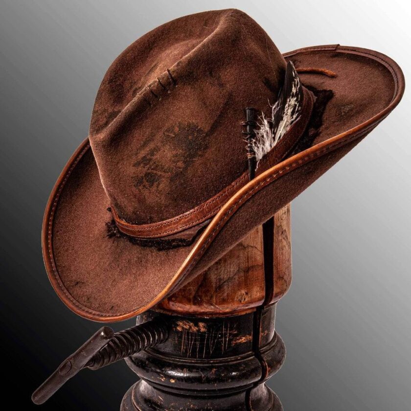 Duke | Womens Brown Felt Cowgirl Hat - Image 7