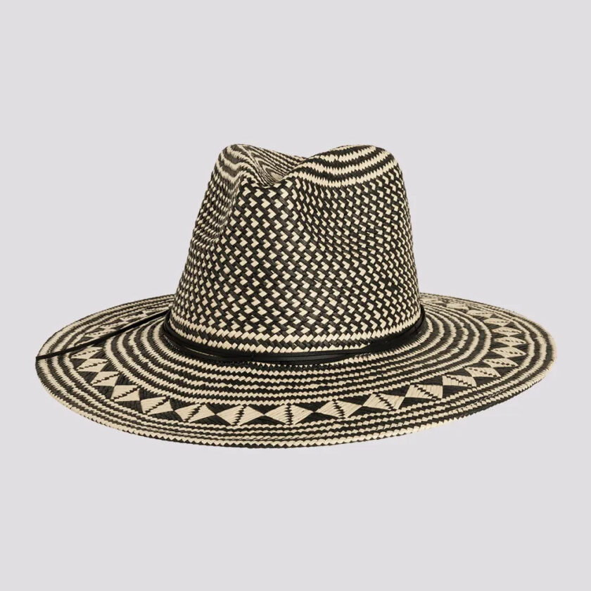 Eppie | Mens Two Tone Toyo Straw Sun Hat - Image 4