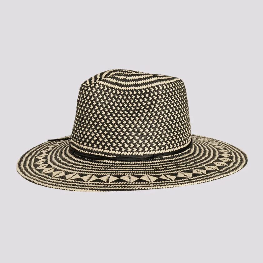 Eppie | Mens Two Tone Toyo Straw Sun Hat - Image 5