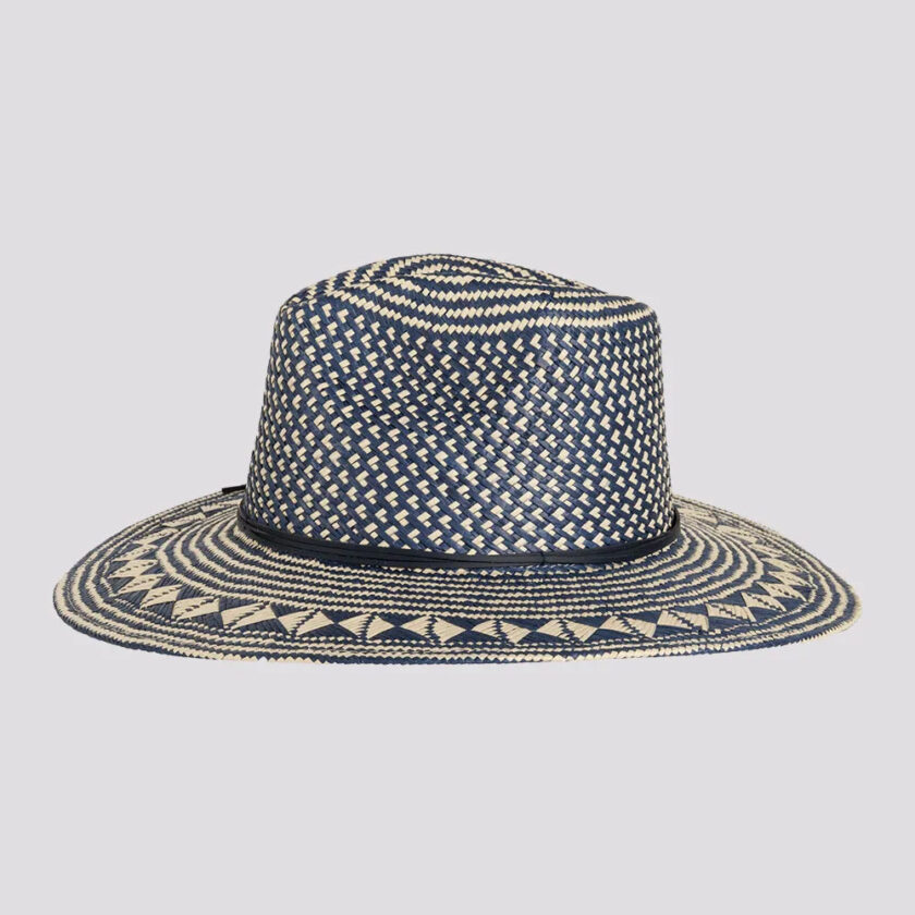 Eppie | Mens Two Tone Toyo Straw Sun Hat - Image 2