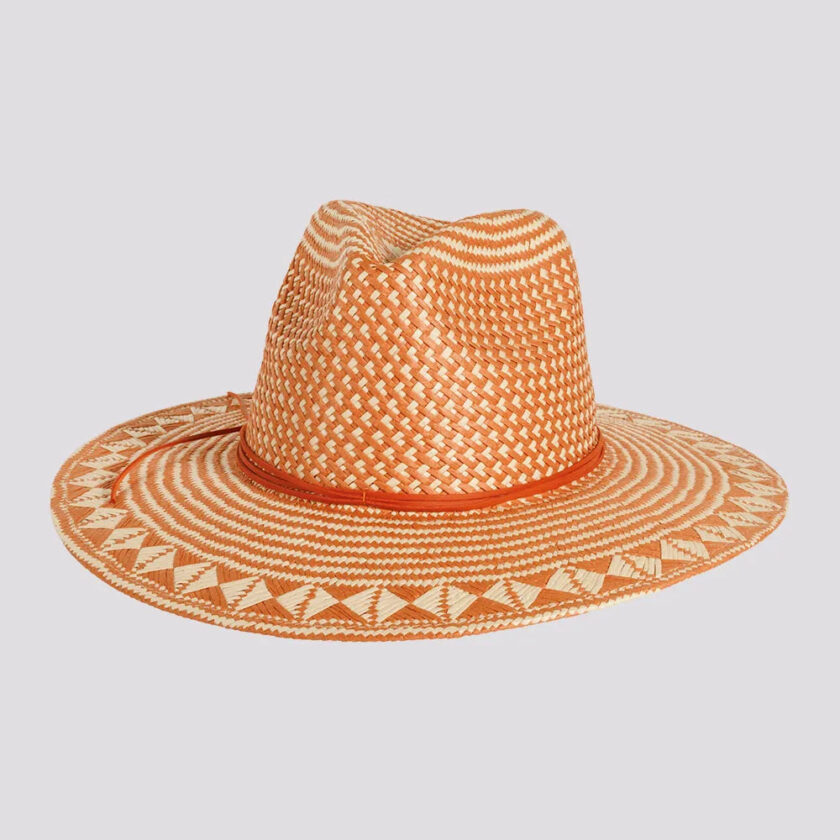 Eppie | Mens Two Tone Toyo Straw Sun Hat - Image 9