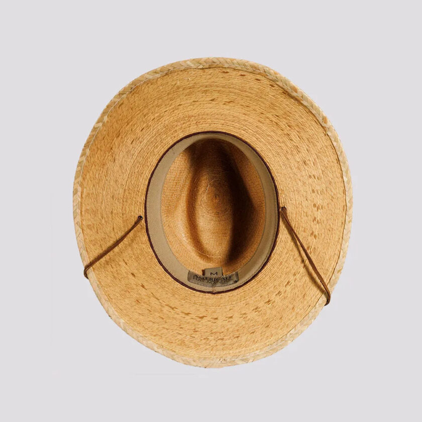 Falcon | Womens Fine Mexican Palm Wide Brim Straw Sun Hat - Image 5