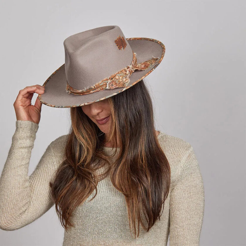 Gypsy | Womens Felt Fedora Hat - Image 8