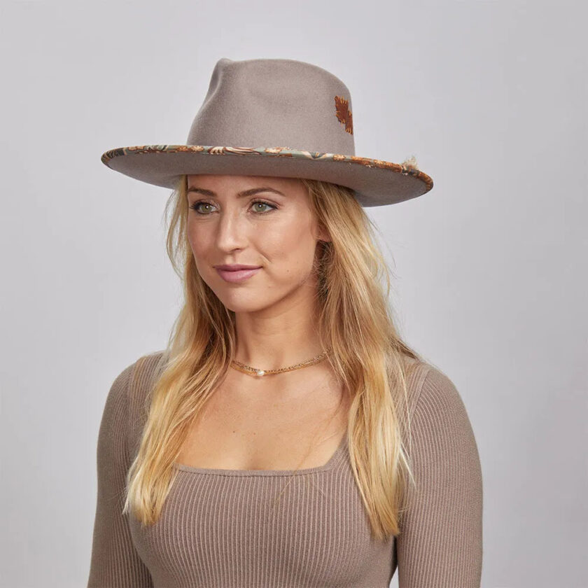 Gypsy | Womens Felt Fedora Hat - Image 4