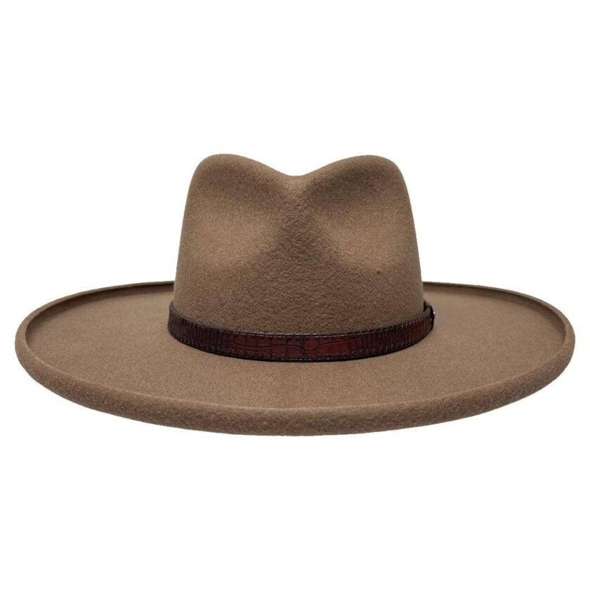 Hudson | Mens Pencil Rim Felt Fedora Hat - Image 4