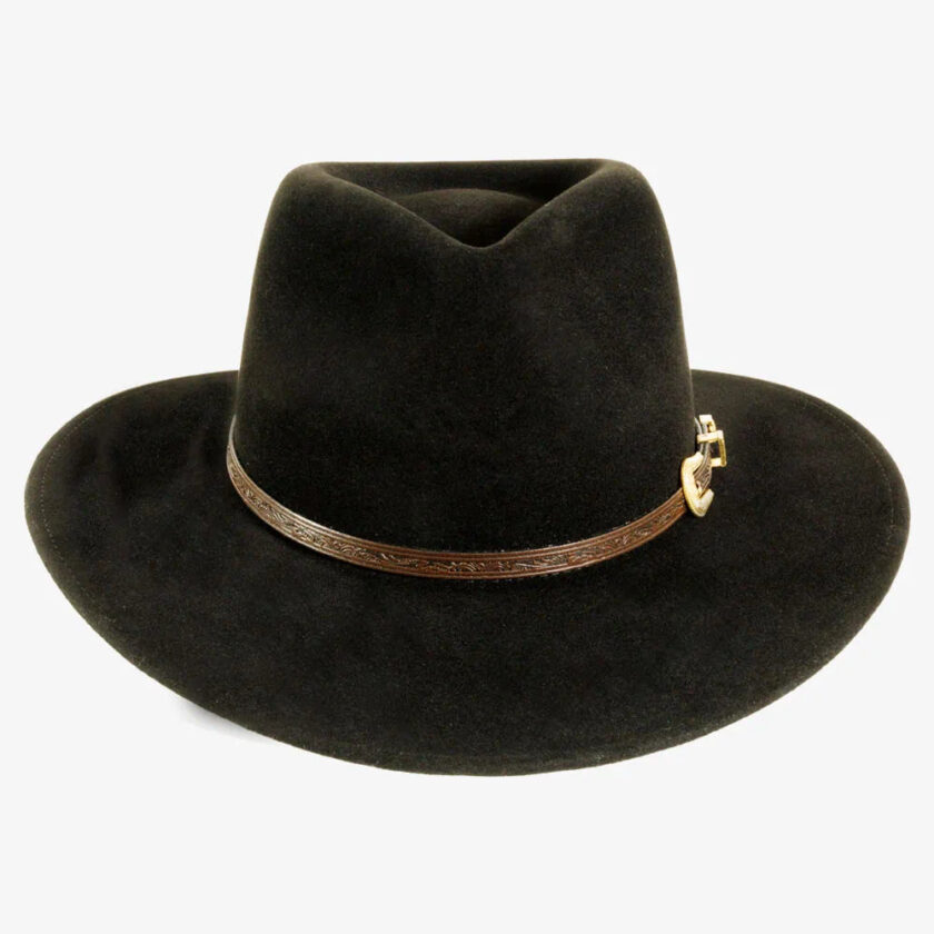 Huntsman | Mens Rabbit Fur Felt Outback Hat - Image 2