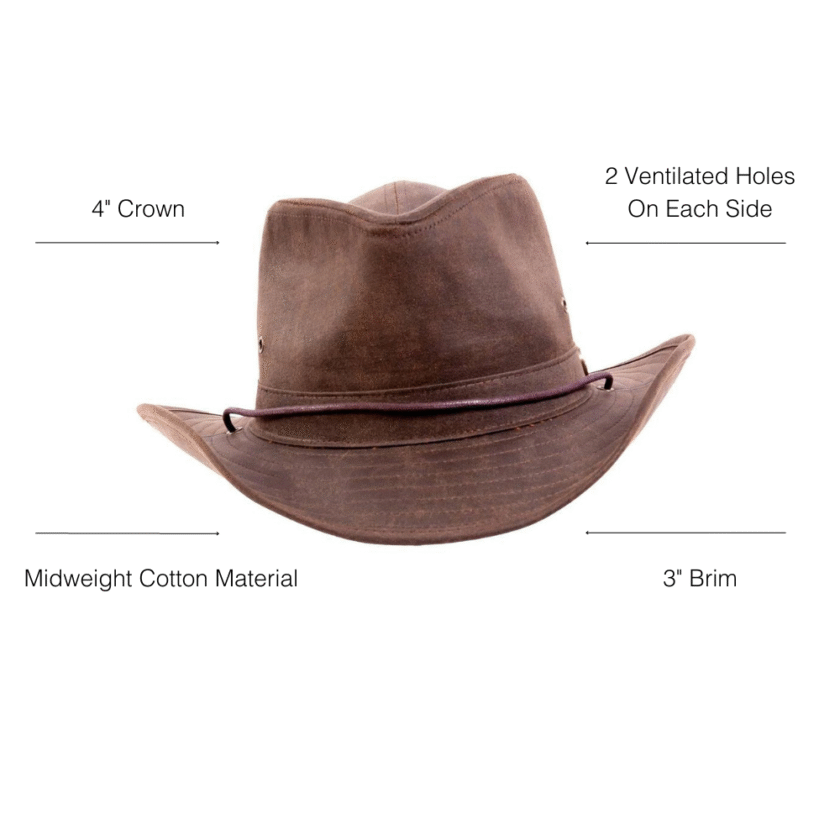 Irwin | Mens Western Weathered Outback Hat - Image 5