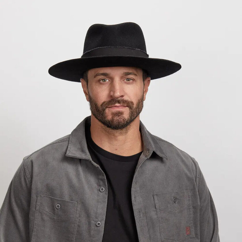Jawa | Mens Wide Brim Felt Fedora Hat - Image 7