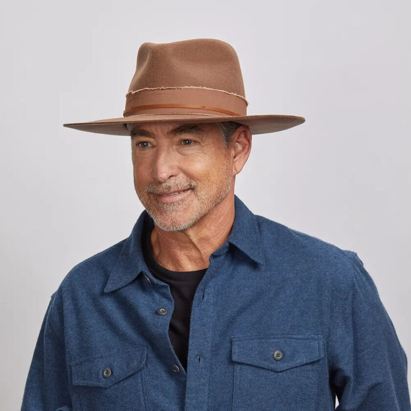 Jawa | Mens Wide Brim Felt Fedora Hat - Image 5