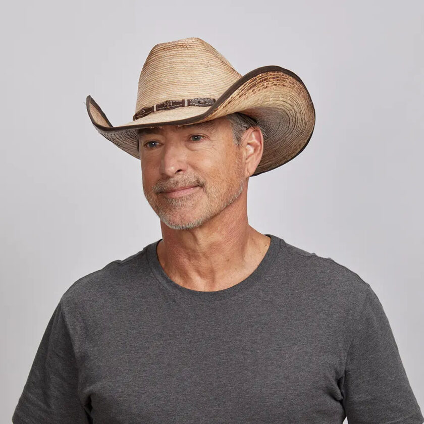 Lucas | Mens Mexican Palm Cowboy Hat - Image 5