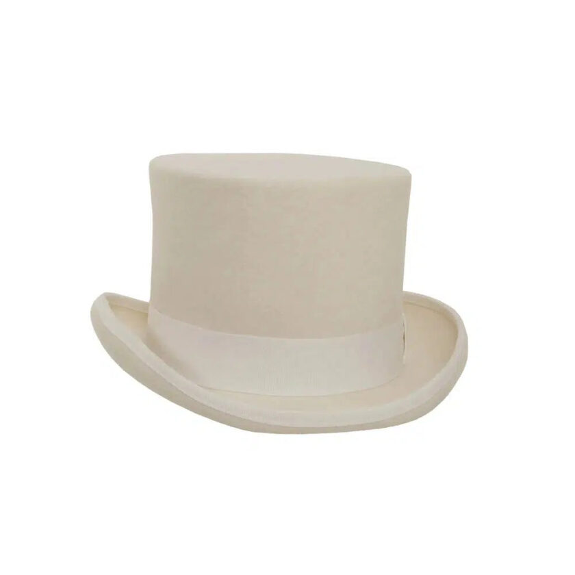 Majestic | Mens Wool Top Hat with Carriage Hat Band - Image 9