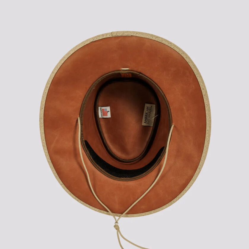 McKinley | Womens Genuine Leather Outback Hat with Suede Trim - Image 5
