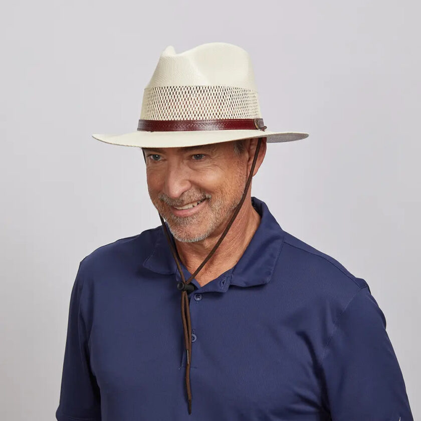 Milan | Mens Straw Fedora Hat - Image 5
