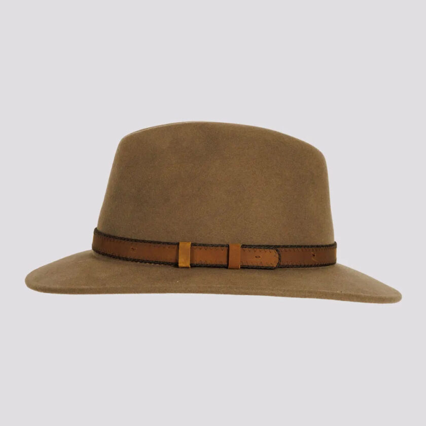Moab | Mens Crushable Wool Felt Safari Hat with Leather Band - Image 3