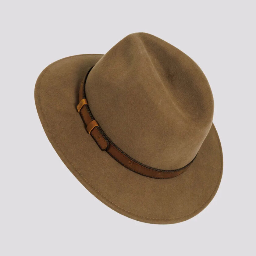 Moab | Mens Crushable Wool Felt Safari Hat with Leather Band - Image 4