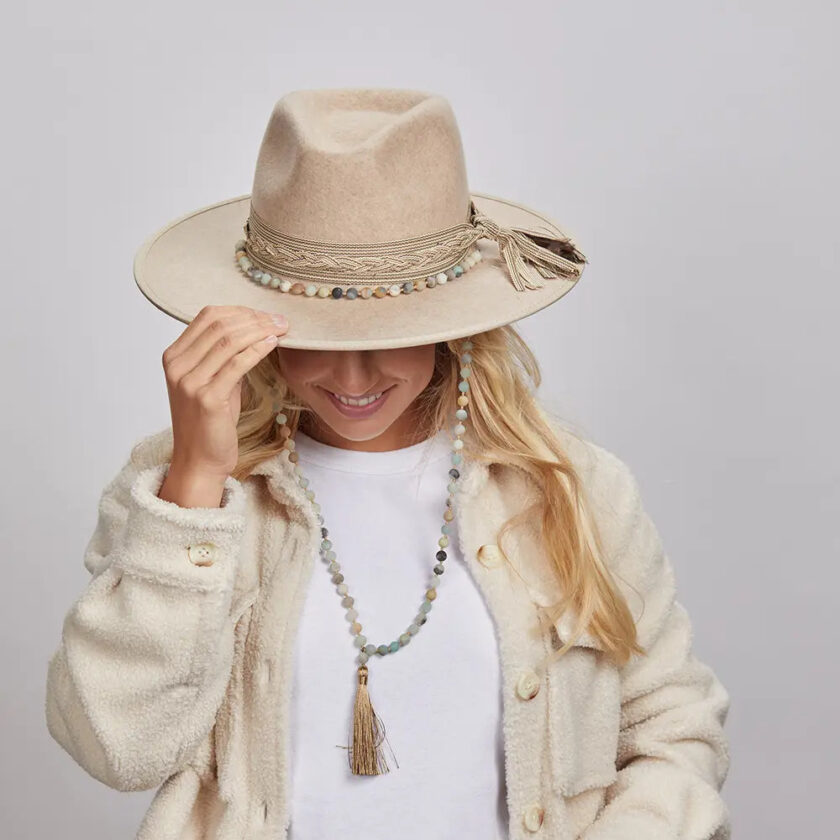 Moonshine | Womens Felt Fedora Hat - Image 8