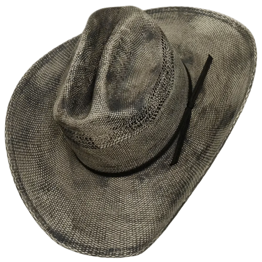 Moonwalk | Mens Bangora Straw Cowboy Hat - Image 6