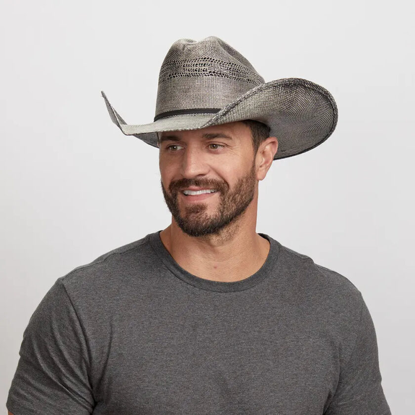 Moonwalk | Mens Bangora Straw Cowboy Hat - Image 4