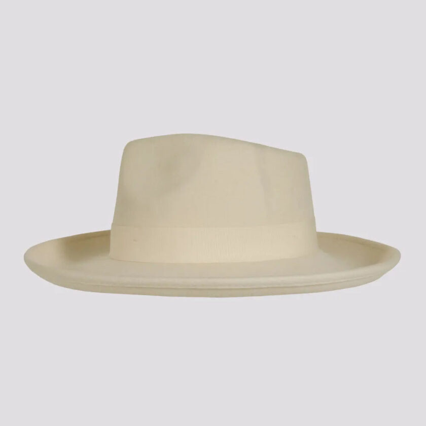 Oakley | Womens Crushable Wool Felt Teardrop Fedora Hat with Curled Brim - Image 7