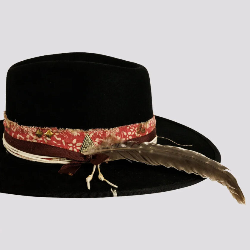 Onyx | Mens Wool Felt Vintage Rancher Hat - Image 4